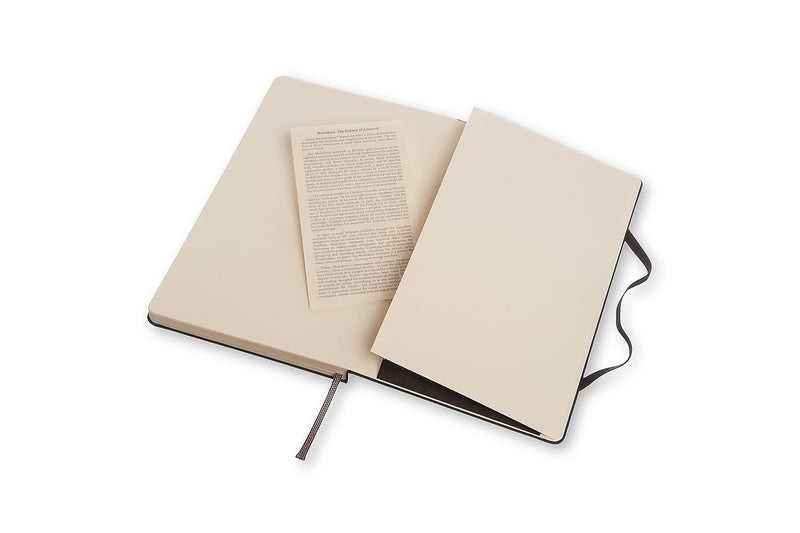 Moleskine Classic Hard Cover Notebook, Dotted, 5" x 8.25", Black (892703XX)