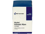 First Aid Only 4.38" x 3.5" Alcohol Pads, 100/Box (H305)