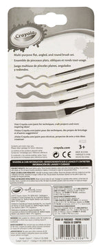 Crayola Arts and Craft Brush Set , 5/Pack (05-3506)