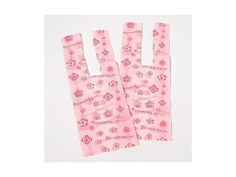 Scensibles Polyethylene Personal Disposal Bag for Sanitary Pads and Tampons, Pink, 50/Box (SBX50)