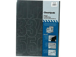 Chartpak 4" Numbers, Black (01193)