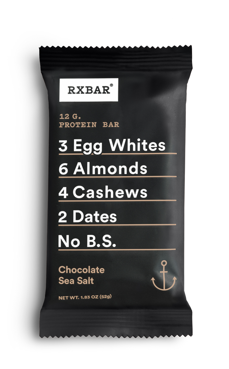 RX Bar Gluten Free Chocolate Sea Salt Protein Bar, 1.83 oz, 12/Box (CGO00430)