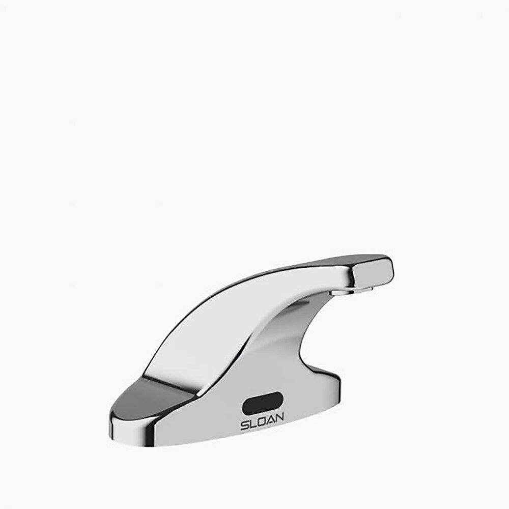 Sloan Hardwired-Powered Touchless Deck-Mounted Mid Integrated Base Body Faucet Polished Chrome (3362116)