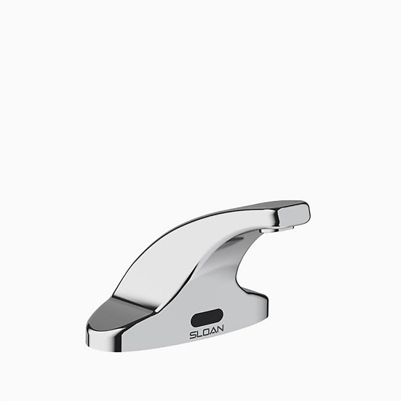 Sloan Hardwired-Powered Touchless Deck-Mounted Mid Integrated Base Body Faucet Polished Chrome (3362116)