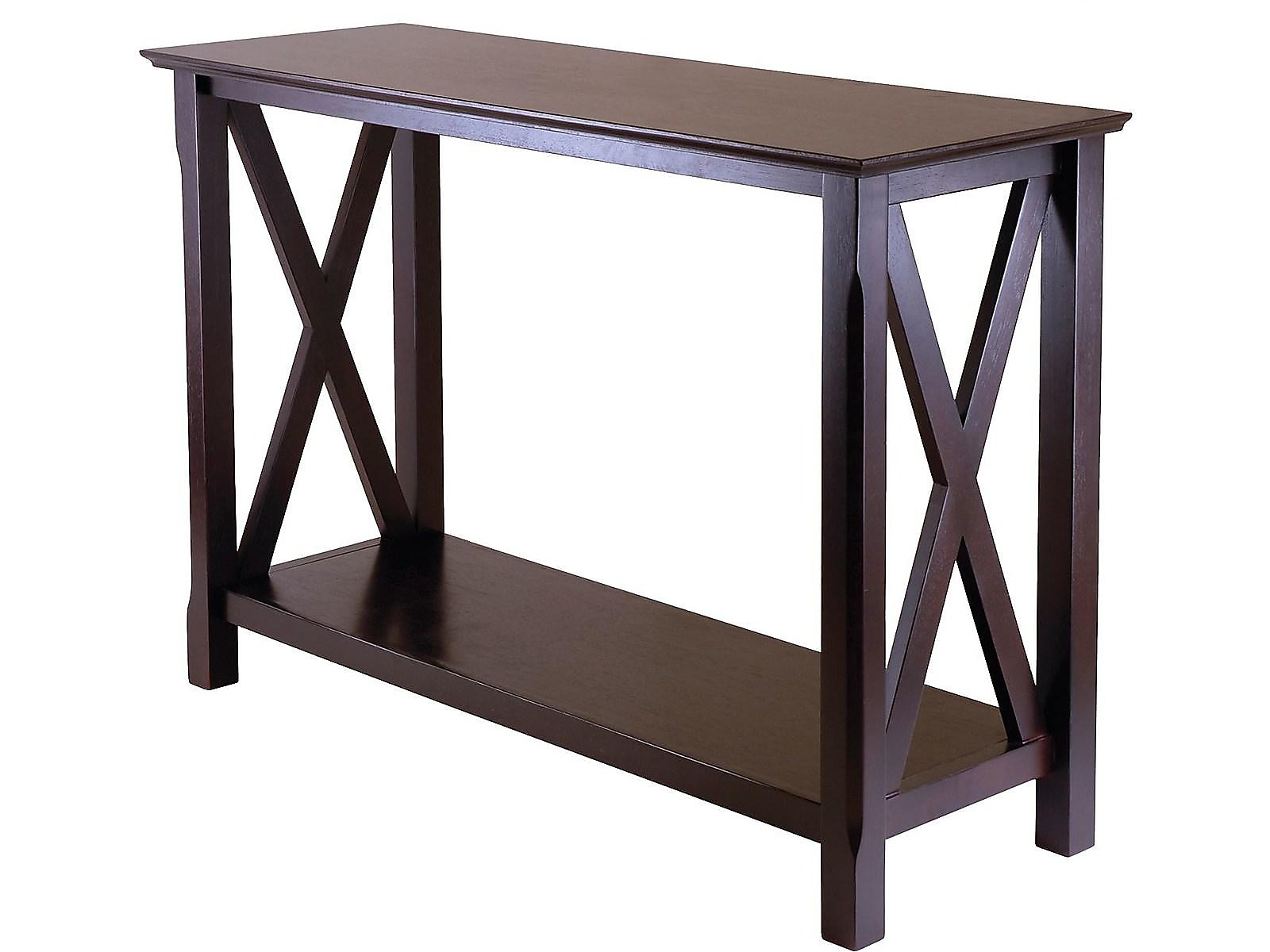 Winsome Xola 45"W x 17.09"D Console Table, Cappuccino (40445)