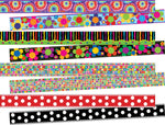 Barker Creek Double-Sided Border Set, 35" x 3", In The Groove, 4 designs, 48/Set (SS0951)