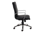 Offices to Go Faux Leather Executive Chair, Black (OTG11730B)