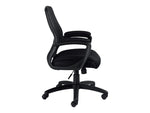 Offices To Go Mesh Back Fabric Manager Chair, Black (OTG11750B)