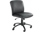 Safco Uber Vinyl Computer and Desk Chair, Black Vinyl (3491BV)