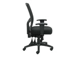 Offices to Go Fabric Task Chair, Mesh Black and Patterned Black (OTG11769B)