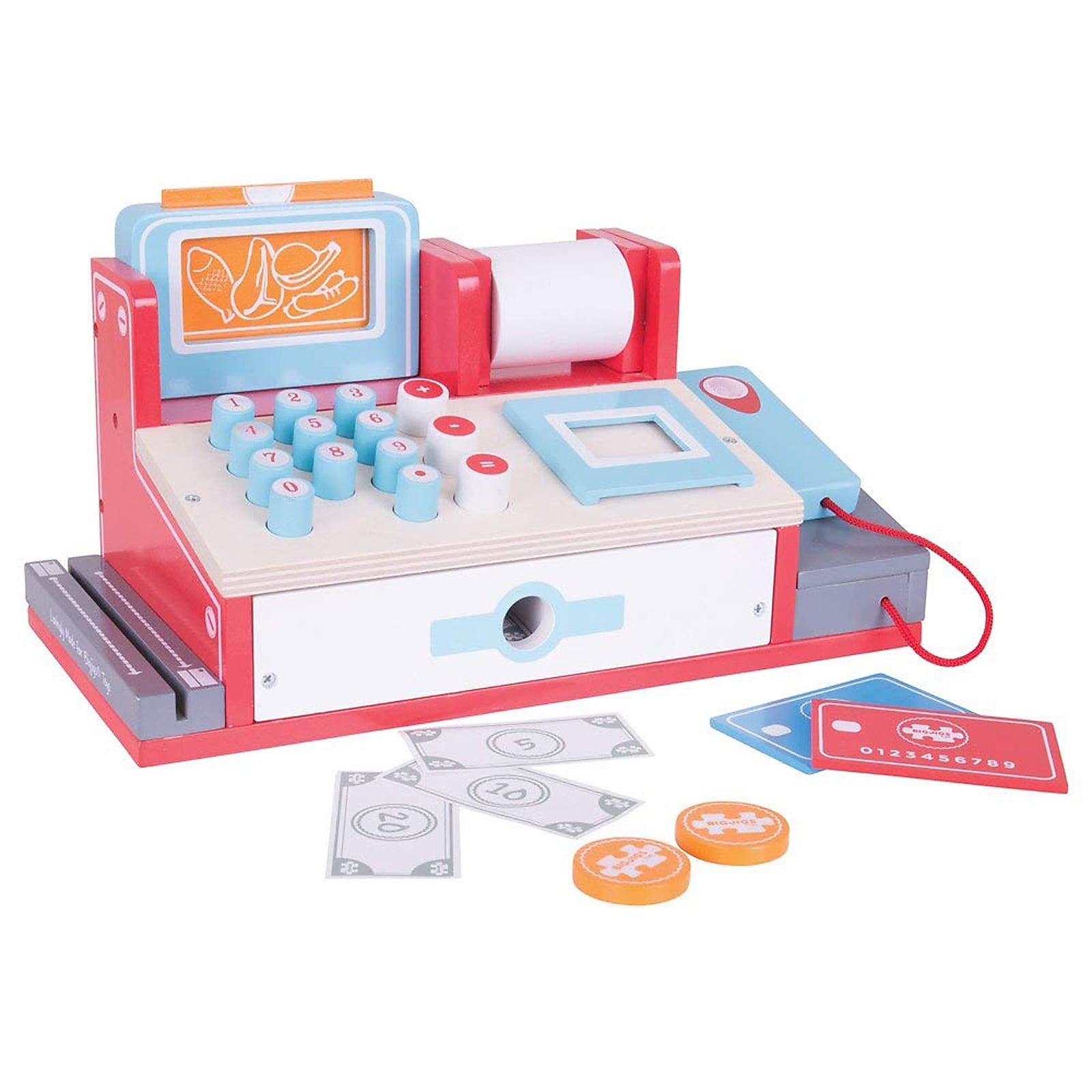 Bigjigs Toys Shop Till with Scanner Playset (BJTBJ468)
