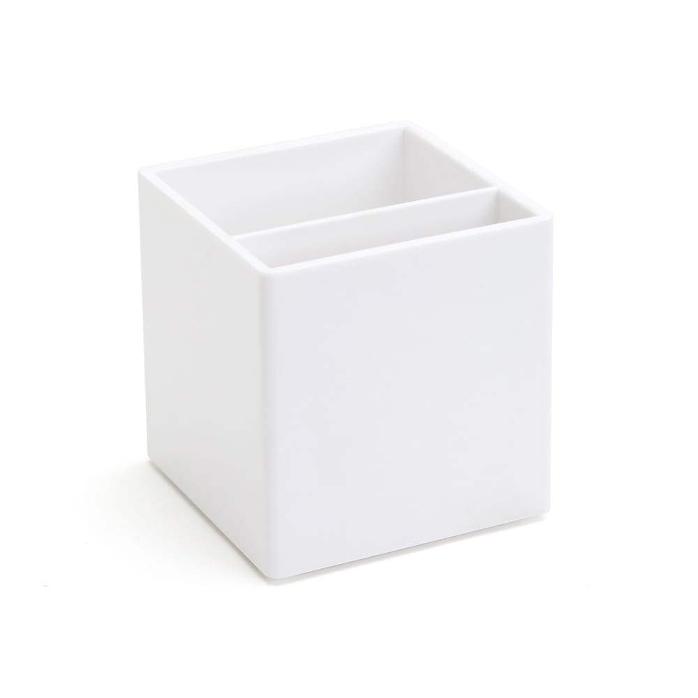 Poppin ABS Plastic Pen Cup, White, 24 Count (100259-MC)