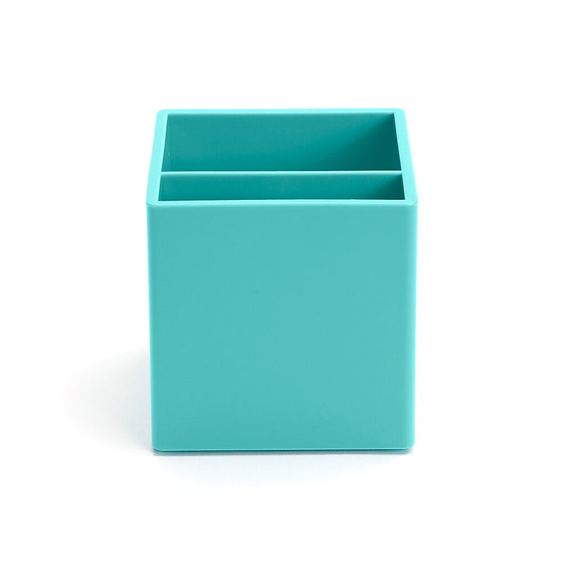 Poppin ABS Plastic Pen Cup, Blue, 24 Count (100267-MC)