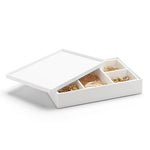 Poppin Medium Accessory Tray, White, ABS Plastic, 6 Count (100232-MC)