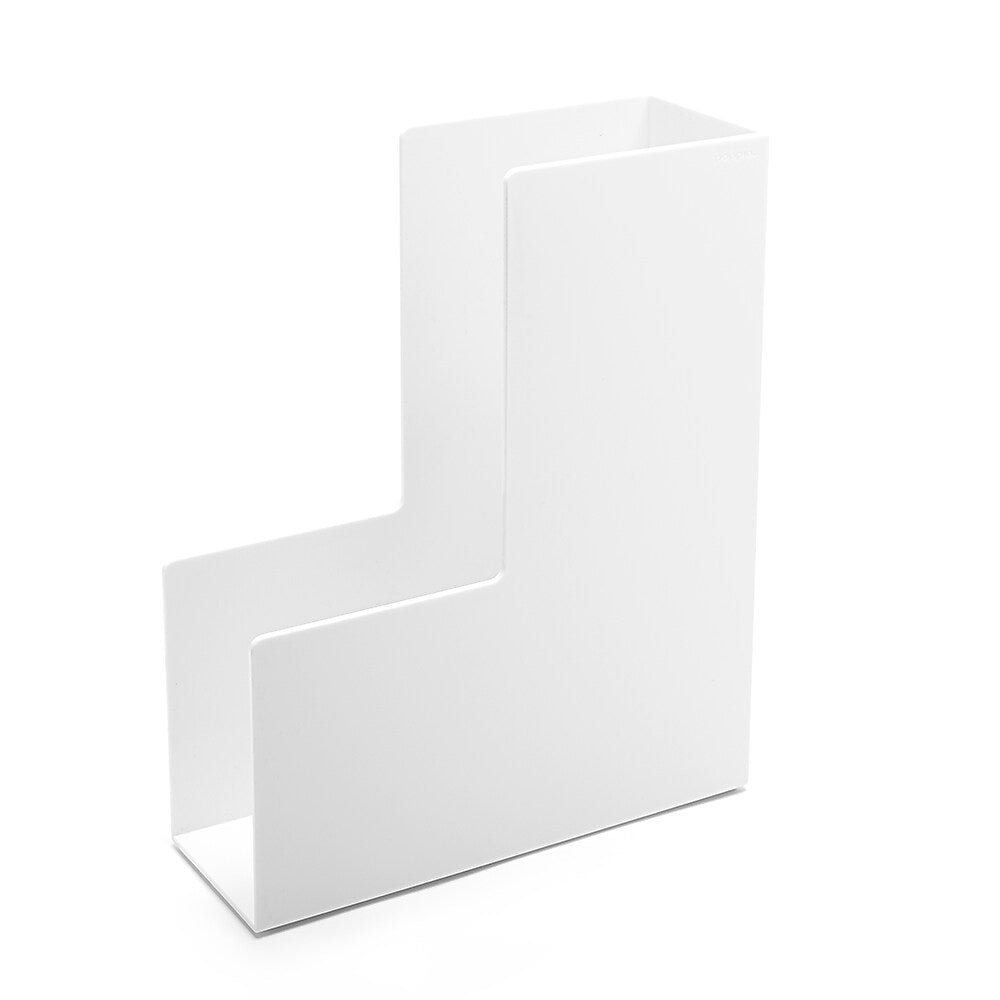 Poppin Magazine File, White, 4 Pack (101281-MC)