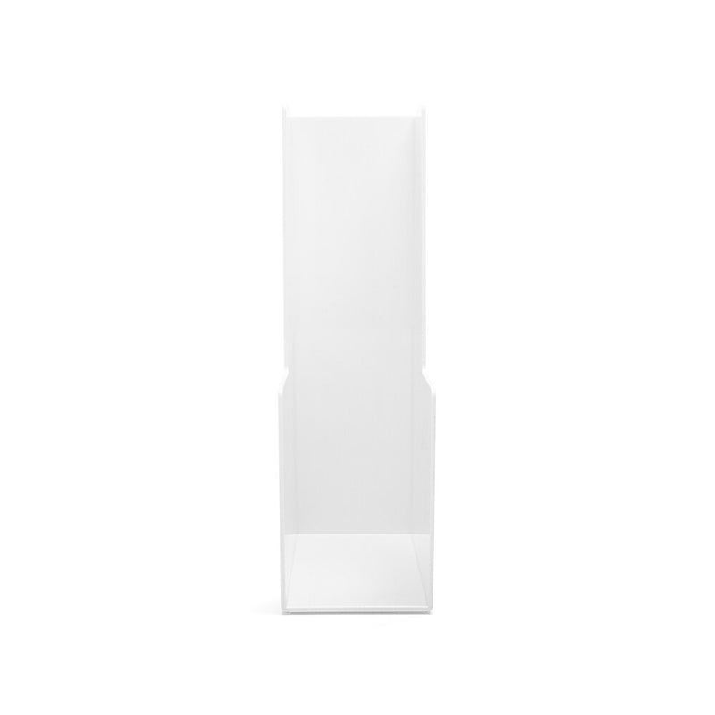Poppin Magazine File, White, 4 Pack (101281-MC)