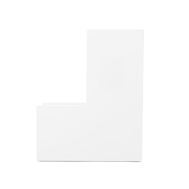 Poppin Magazine File, White, 4 Pack (101281-MC)