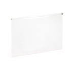 Poppin Poly Zip Folio, Letter Size, Clear, 3 Packs, 36/Pack (100142-MC)