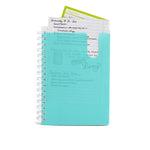 Poppin 1-Subject Notebooks, 6" x 8", College Ruled, 80 Sheets, Blue, 24/Carton (101351-MC)