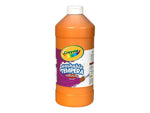 Crayola Artista II Washable Tempera Paint, Assorted, 16 oz., 12/Carton (54-8216)