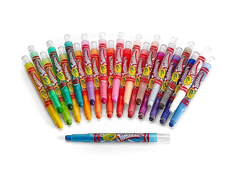 Crayola Mini Twistables Crayons, 24/Box (52-9724)