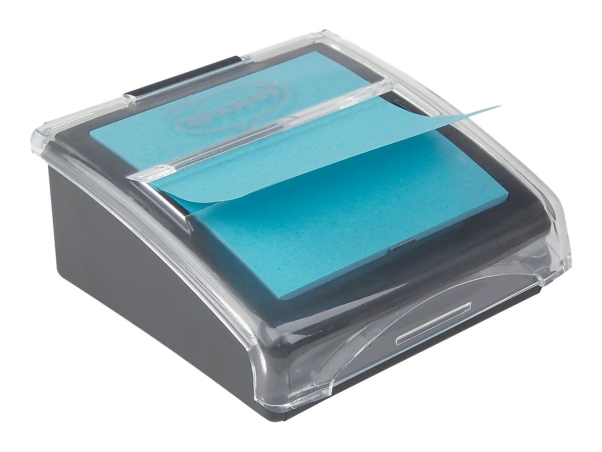 Staples Stickies Pop-Up Dispenser for 3"x3" Notes, Black (35249)