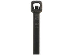 Box Partners Cable Ties, Black, 500/Case (CTUV1140)