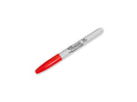 Sharpie Permanent Marker, Fine Tip, Red, 12/Pack (30002)