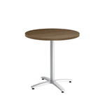 Union & Scale™  Multipurpose 30" Round Pinnacle Laminate Seated Height Silver Base Table (54812)