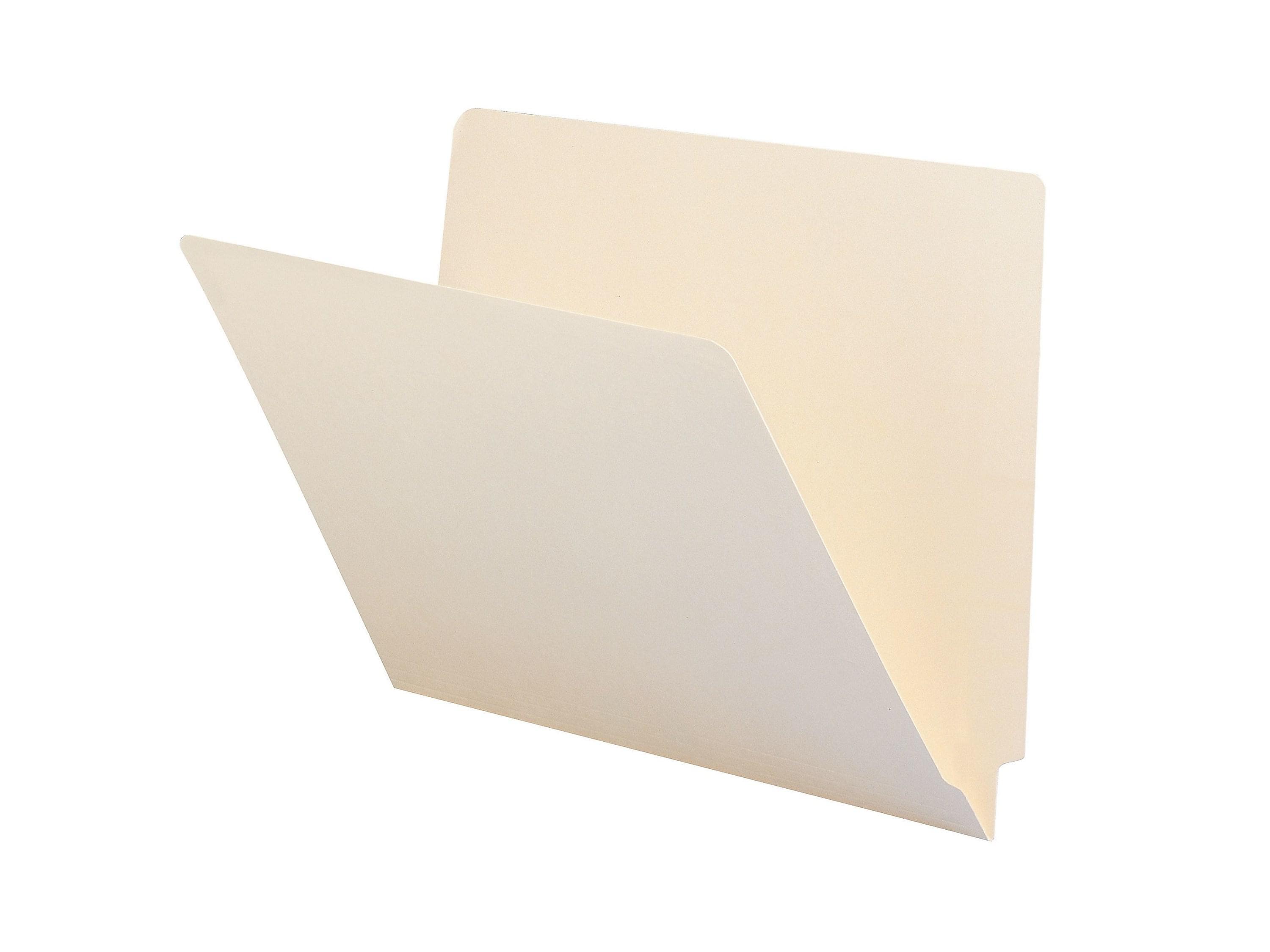 Smead End Tab File Folder, Straight Cut, Letter Size, Manila, 100/Box (24100)