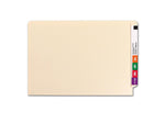 Smead Shelf-Master End Tab File Folder, Straight Cut, Legal Size, Manila, 100/Box (27110)