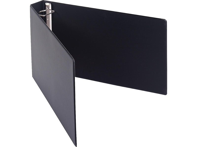 Cardinal Premier Easy Open Heavy Duty 1 1/2" 3-Ring Non-View Binders, D-Ring, Black (12122V3)