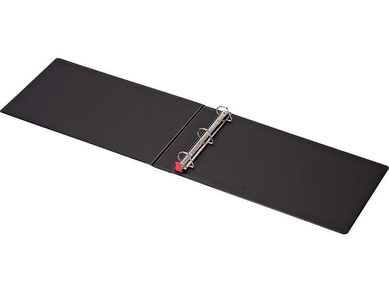 Cardinal Premier Easy Open Heavy Duty 1 1/2" 3-Ring Non-View Binders, D-Ring, Black (12122V3)
