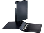Cardinal Heavy Duty 2" 3-Ring Non-View Binder, D-Ring, Black (14532V3)