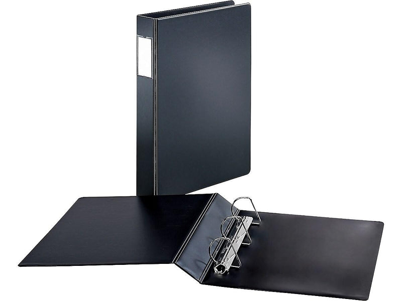 Cardinal Heavy Duty 2" 3-Ring Non-View Binder, D-Ring, Black (14532V3)