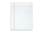 TOPS Legal Notepads, 8.5" x 11", Wide, White, 50 Sheets/Pad, 12 Pads/Pack (7523)