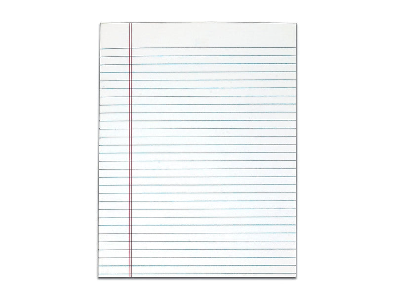 TOPS Legal Notepads, 8.5" x 11", Wide, White, 50 Sheets/Pad, 12 Pads/Pack (7523)