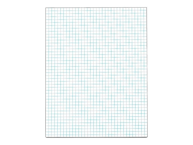 TOPS Graph Pad, 8.5" x 11", Graph, White, 50 Sheets/Pad (TOP 33041)
