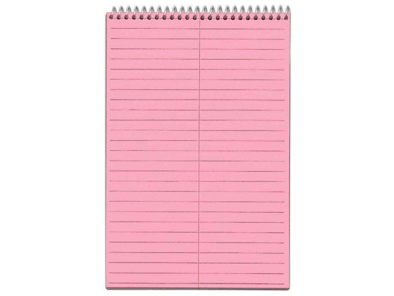 TOPS Prism Steno Pads, 6" x 9", Gregg, Pink, 80 Sheets/Pad, 4 Pads/Pack (TOP 80254)