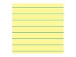 Ampad Notepad, 8.5" x 11.75", Narrow, Canary, 100 Sheets/Pad (TOP 20-246)