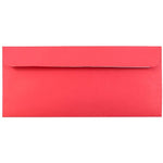 JAM Paper Peel & Seal #10 Kraft Business Envelope, 4 1/8" x 9 1/2", Christmas Red, 25/Pack (11789)