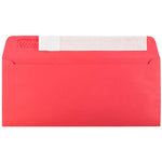 JAM Paper Peel & Seal #10 Kraft Business Envelope, 4 1/8" x 9 1/2", Christmas Red, 25/Pack (11789)