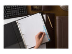 Avery Index Maker Paper Dividers with Print & Apply Label Sheets, 5 Tabs, White, 25 Sets/Pack (11446)