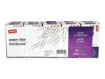 Staples Smooth Jumbo Paper Clips, 100/Box, 100 Boxes/Carton (72578CT)