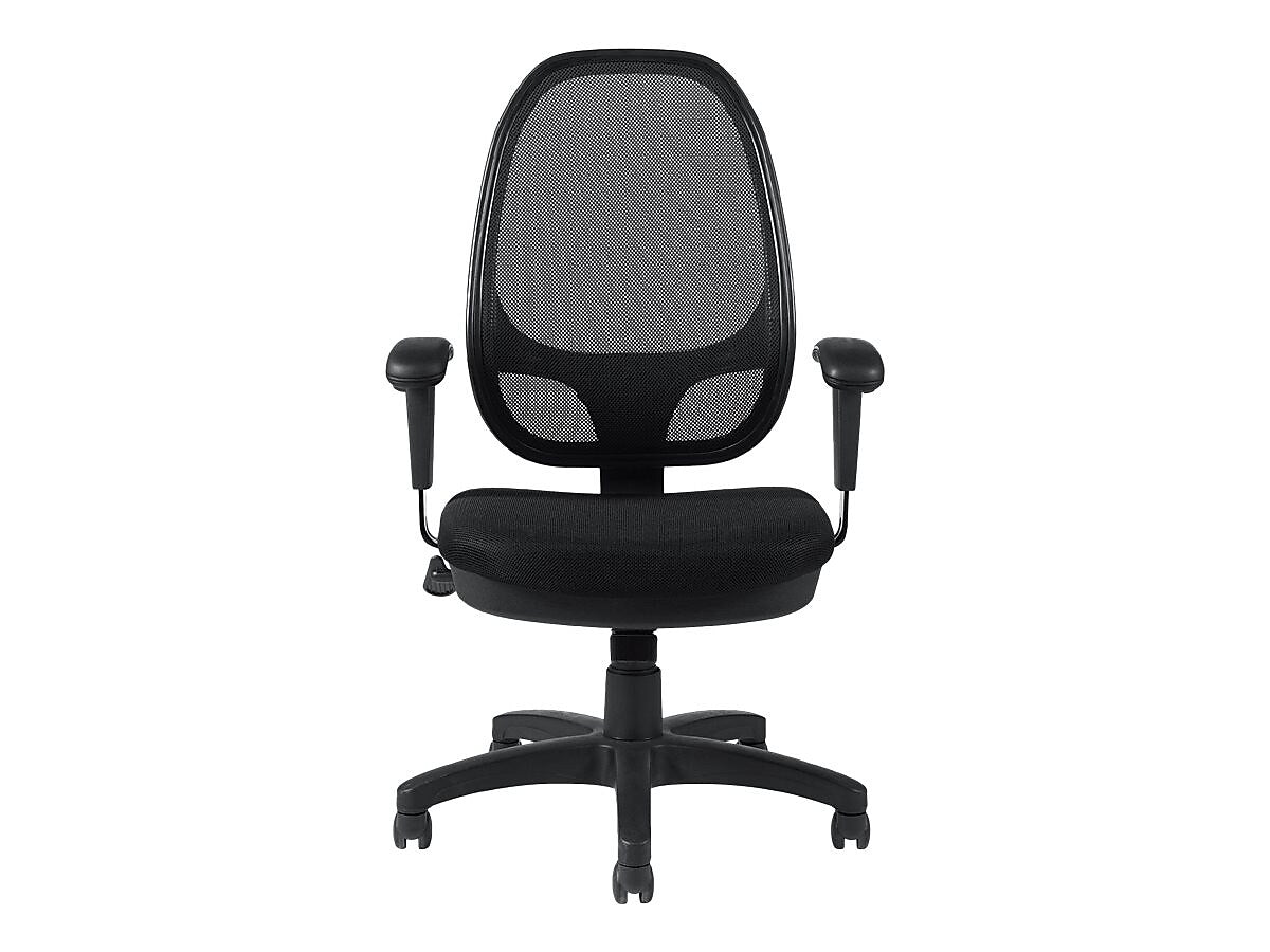 Offices To Go Mesh Fabric Manager Chair, Black (OTG11641B)