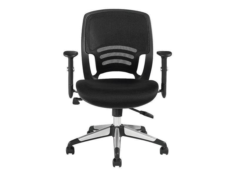Offices To Go Fabric Manager Chair, Mesh Black (OTG11686B)