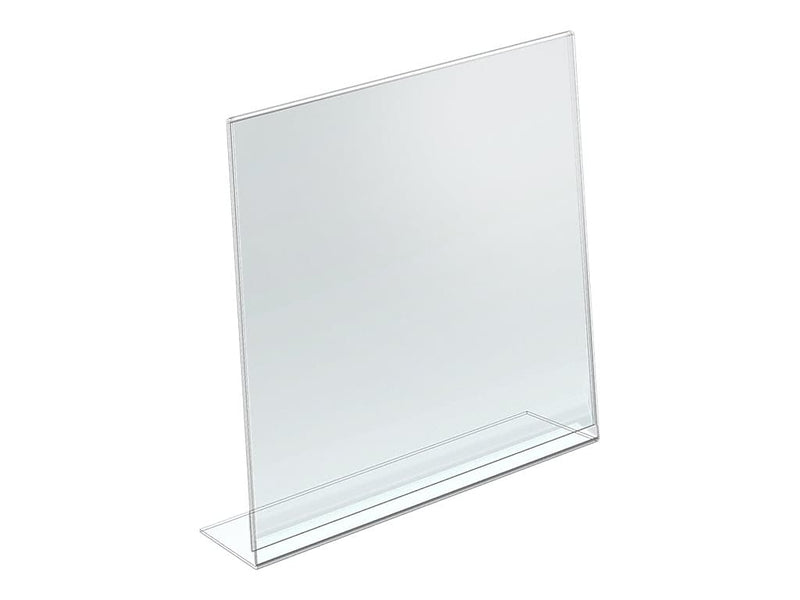 Azar Sign Holder, 8.5" x 11", Vertical, Table Top, Clear, Acrylic, 10/Pack (112714)