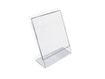 Azar Sign Holder, 8.5" x 11", Vertical, Table Top, Clear, Acrylic, 10/Pack (112714)