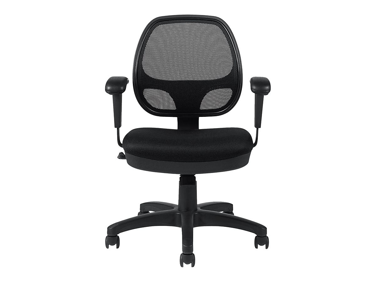 Offices To Go Mesh Fabric Manager Chair, Black (OTG11647B)