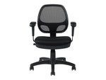 Offices To Go Mesh Fabric Manager Chair, Black (OTG11647B)